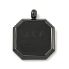304 Stainless Steel Pendants STAS-F307-16EB-1