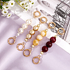 ABS Pearl Beads Bag Extender Chains AJEW-CA0001-20-4