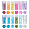120G 12 Colors Baking Paint Pearlized Glass Seed Beads SEED-DC0001-21-1