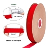 Velvet Ribbon SRIB-WH0006-18O-2