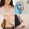 30Pcs 5 Colors Opaque Resin Imitation Food Pendants RESI-CJ0003-45-7