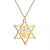 304 Stainless Steel Laser Cut Pendant Necklaces FS-WGA4904-25-1