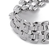 Non-Tarnish 304 Stainless Steel Panther Chain Bracelets for Women Men BJEW-Q343-10P-2