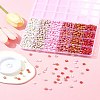 DIY Flat Round with Letter Acrylic Beads Bracelets Making Kits DIY-FS0008-90-10