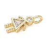 Brass Micro Pave Cubic Zirconia Pendants LS-ZIRC-I356-17G-B01-2