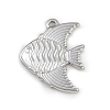 304 Stainless Steel Pendants STAS-K287-08B-P-1