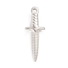 304 Stainless Steel Pendants STAS-YW0002-22-1