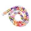 Natural Trochus Shell Dyed Beads Strands BSHE-E030-01-2