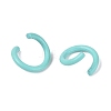 Spray Painted Iron Open Jump Rings IFIN-T017-04B-09-3