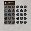 15Pcs PU Imitation Leather Stickers STIC-P018-A03-1