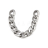 Tarnish Resistant Men's Jewelry Making 304 Stainless Steel Cuban Link Chains CHS-A003M-1.8NK-1