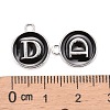 Platinum Plated Alloy Charms LS-ENAM-S118-02D-P-3