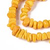 Dyed Natural Yellow Jade Beads Strands G-ZX005-13E-4