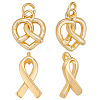 12Pcs 2 Styles Brass Pendants KK-AR0004-71-1