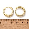 Rack Plating Brass Micro Pave Cubic Zirconia Hoop Earrings EJEW-H143-25G-01-5