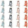 40Pcs 4 Colors Alloy Pendants FIND-CJ0002-01-1