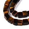 Natural Tiger Eye Beads Strands G-T139-8x8-29A-3