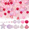 SUNNYCLUE Ocean Theme DIY Seed & Glass Beads Jewelry Making Finding Kit DIY-SC0024-64B-1