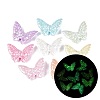 Luminous UV Plating Opaque Acrylic Beads OACR-N160-47-1
