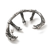 316 Surgical Stainless Steel Cuff Earrings EJEW-E300-19AS-2