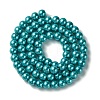 Eco-Friendly Dyed Glass Pearl Round Bead Strands HY-A008-6mm-RB073-2
