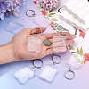 20Pcs Acrylic Photo Frame Keychains AJEW-TA0003-60-7