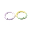 Spray Paint Alloy Spring Gate Rings FIND-C086-03C-2