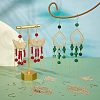 Unicraftale DIY Filigree Dangle Earring Making Kit DIY-UN0003-34-4