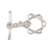 Brass Toggle Clasps KK-G548-42P-01-1