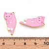 Alloy Enamel Pendants ENAM-N063-01-4