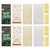 100Pcs 4 Styles Christmas Theme OPP Cellophane Candy Packaging Bags ABAG-TA0002-08-2