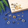 16Pcs 8 Styles 304 Stainless Steel Stud Earring Findings STAS-FS0001-84-8