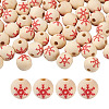 Natural Wooden Beads WOOD-TAC0010-02A-2