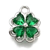 Brass Micro Pave Cubic Zirconia Pendants LS-KK-D385-01P-02-1