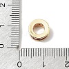 Brass Micro Pave Cubic Zirconia European Beads CU-CBA389D-05G-02-3