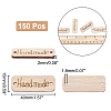 HOBBIESAY 150Pcs Unfinished Wood Connector Charms FIND-HY0001-19-2