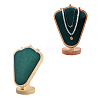 Bust Shaped Velvet Necklace Display Stands NDIS-C005-01A-1