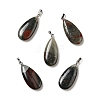 Natural Bloodstone Pendants G-P474-01P-09-1