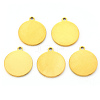 PVD Vacuum Plating 304 Stainless Steel Pendants STAS-N092-23B-G-1