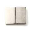 Tarnish Resistant 304 Stainless Steel Magnetic Clasps with Glue-in Ends LS-STAS-I011-15-1