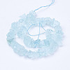 Synthetic Aquamarine Bead Strands G-P254-A01-2
