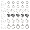 DIY Heart Earring Making Kit DIY-TA0005-40-11