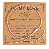 Elegant Natural Gemstone & Glass Seed Round Beads Braided Beaded Bracelets for Women HW1161-11-1