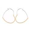 201 Stainless Steel Hoop Earrings EJEW-JE04145-01-2