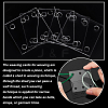 24Pcs Square Acrylic Sheet for Knitting Loom Accessories TOOL-GA0001-95A-4