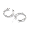 Non-Tarnish 304 Stainless Steel Hoop Earrings EJEW-K281-03P-2