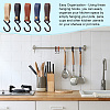 AHADEMAKER 10Pcs 5 Colors Leather Hook Hangers AJEW-GA0004-94-5