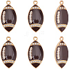 20Pcs Alloy Enamel Pendants ENAM-SC0008-18-7