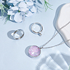 2Pcs 304 Stainless Stee Locket Pendants STAS-HY0002-24P-4