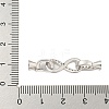 925 Sterling Silver Micro Pave Clear Cubic Zirconia Fold Over Clasps STER-U001-23P-3